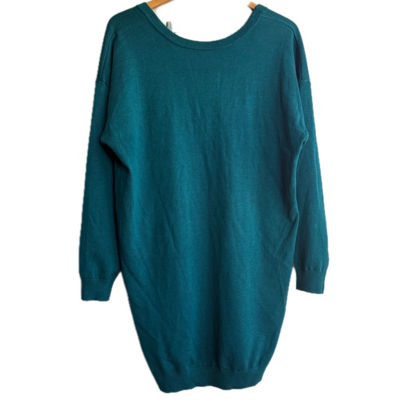 ASOS Teal Knit Maternity Sweater Dress Size 6 NWT - Picture 1 of 13